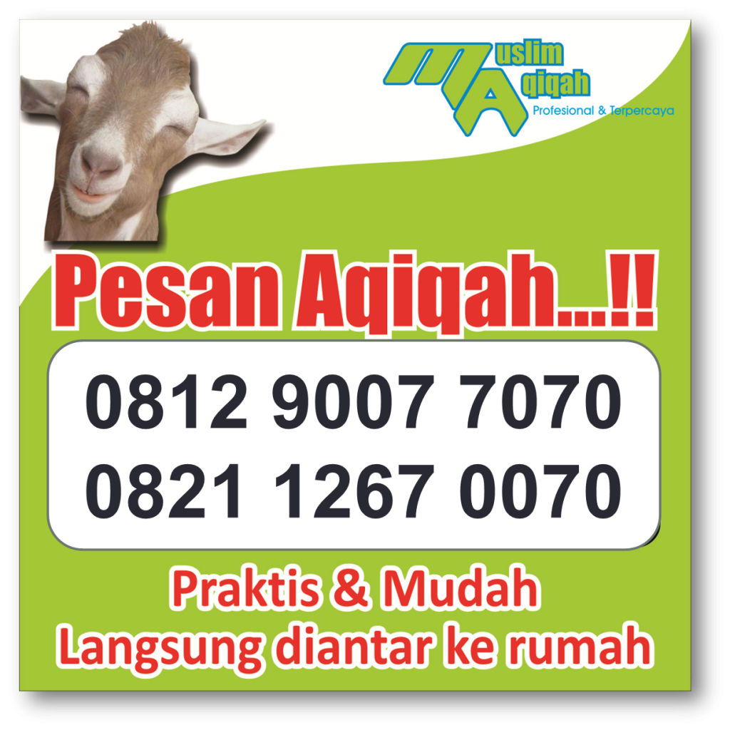 Layanan Aqiqah di Tangerang Hubungi Muslim Aqiqah 0812.9007.7070
